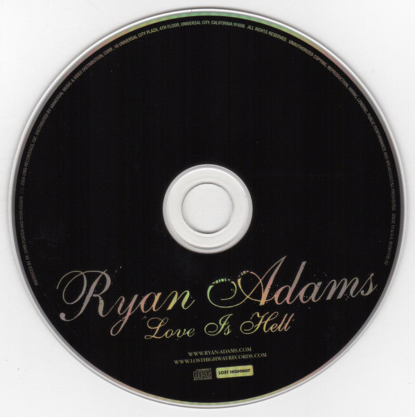 Ryan Adams : Love Is Hell (CD, Album, UML)