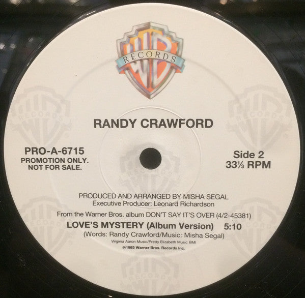 Randy Crawford : Love's Mystery (12", Promo)
