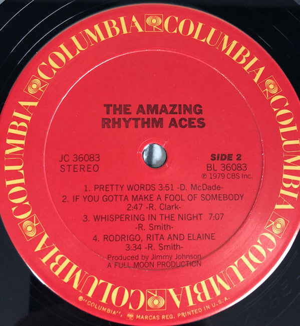 The Amazing Rhythm Aces : Amazing Rhythm Aces (LP, Album, RE, San)
