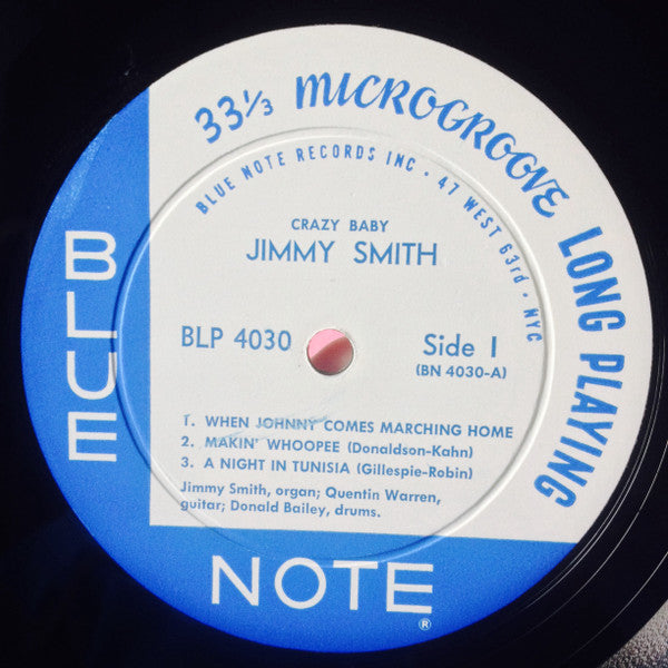 Jimmy Smith : Crazy! Baby (LP, Album, Mono)