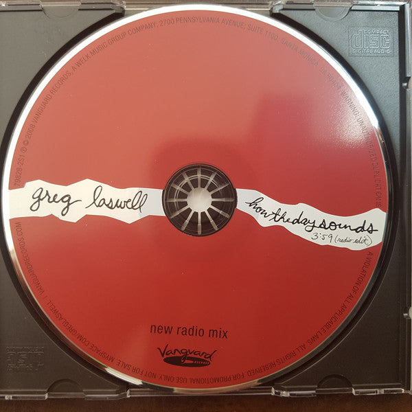 Greg Laswell : How The Day Sounds (CD, Single, Promo)