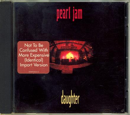 Pearl Jam : Daughter (CD, Single)