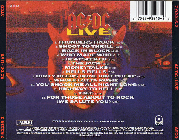 AC/DC : Live (CD, Album, RE, Spe)