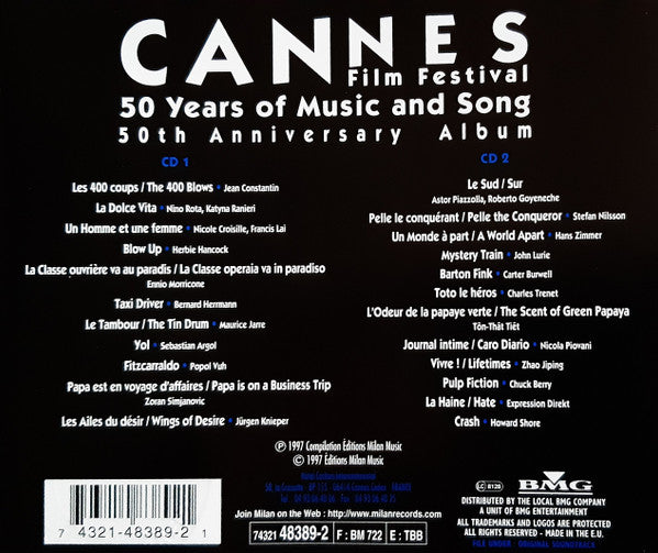 Various : Cannes Film Festival   (CD, Comp)