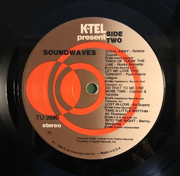 Various : Soundwaves (LP, Album, Comp, 12)