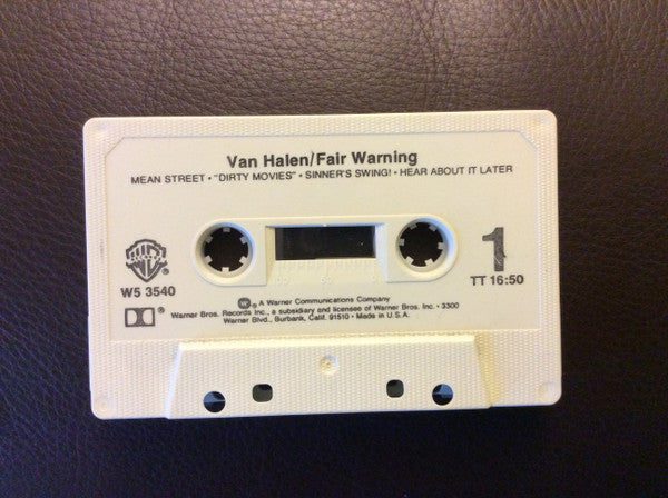 Van Halen : Fair Warning (Cass, Album)