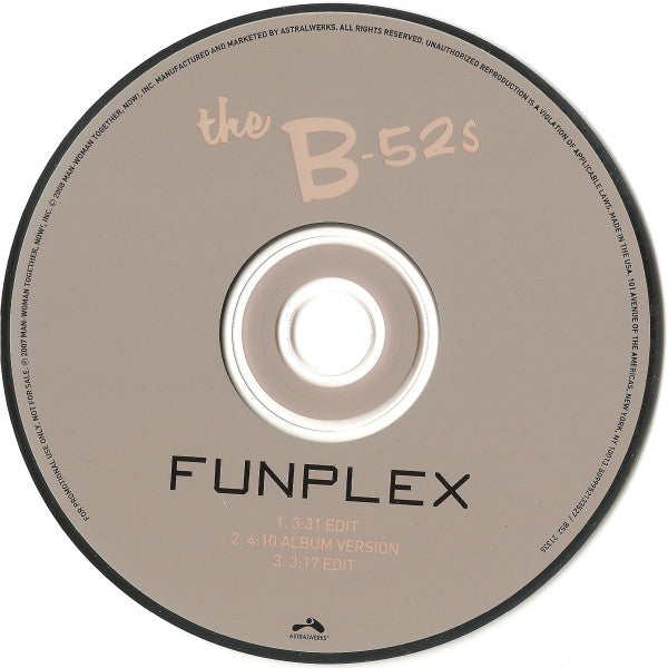 The B-52's : Funplex (CD, Maxi, Promo)
