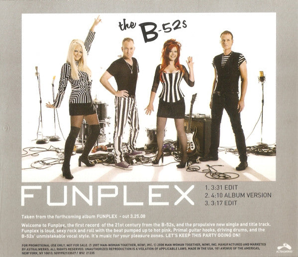 The B-52's : Funplex (CD, Maxi, Promo)