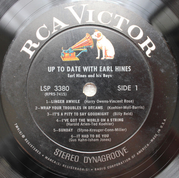 Earl Hines : Up To Date With Earl Hines (LP, Album)