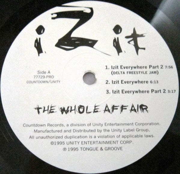 Izit : The Whole Affair (12", Promo)