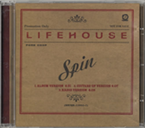 Lifehouse : Spin (CD, Single, Promo)