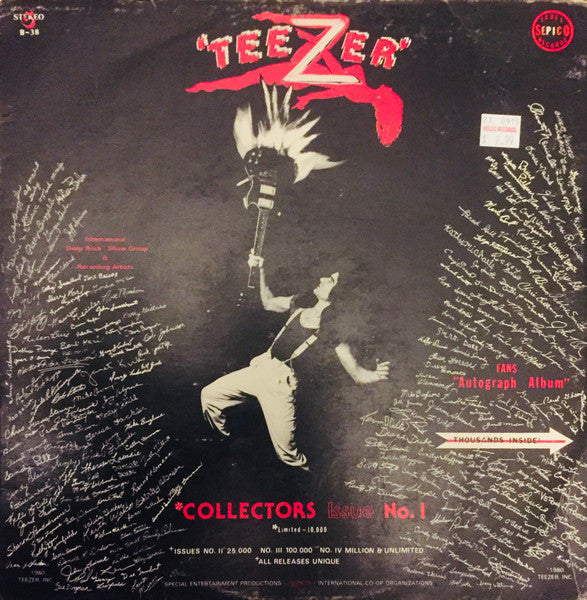 Teezer : Fans “Autograph Album” Collectors Issue No. 1 (LP, Ltd)