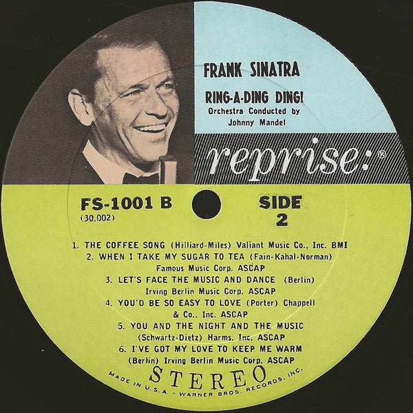 Frank Sinatra : Ring-A-Ding Ding! (LP, Album, RE)