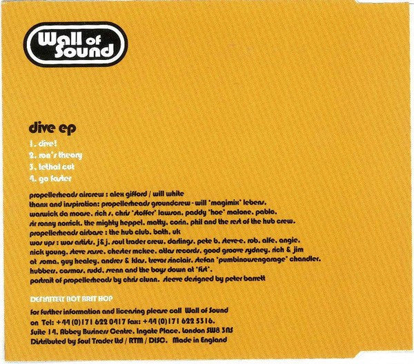 Propellerheads : Dive EP (CD, EP, Sli)
