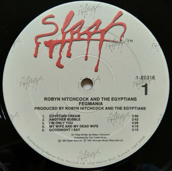 Robyn Hitchcock And The Egyptians* : Fegmania! (LP, Album, Spe)