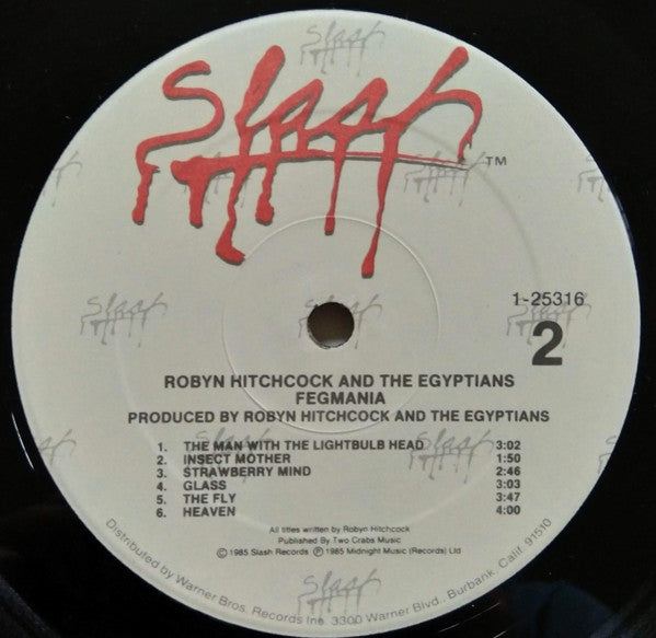 Robyn Hitchcock And The Egyptians* : Fegmania! (LP, Album, Spe)