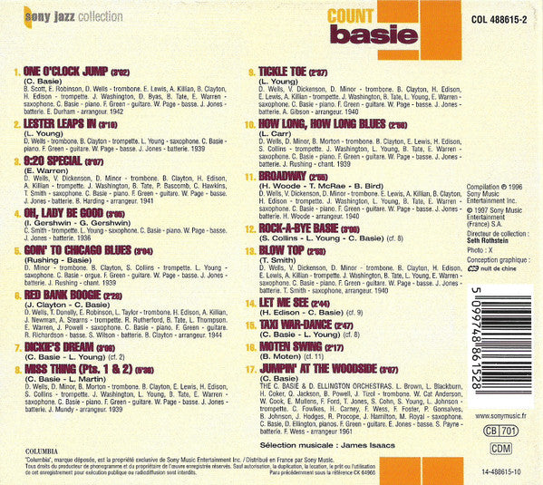 Count Basie : Sony Jazz Collection (CD, Comp)