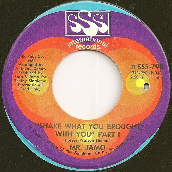 Jamo Thomas : Shake What You Brought With You (7")