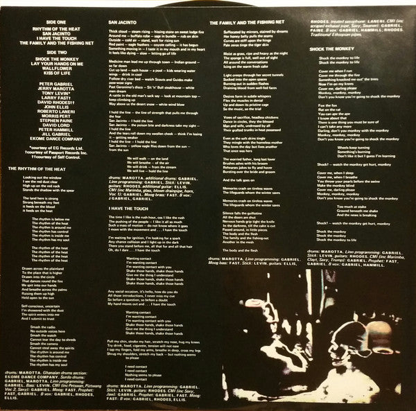 Peter Gabriel : Security (LP, Album, RP, SRC)