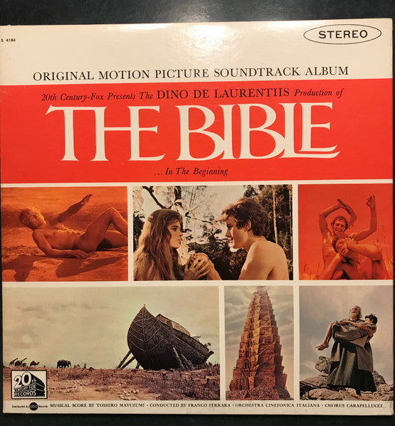 Toshiro Mayuzumi : The Bible ... In The Beginning (Original Motion Picture Soundtrack Album) (LP, Album, Gat)
