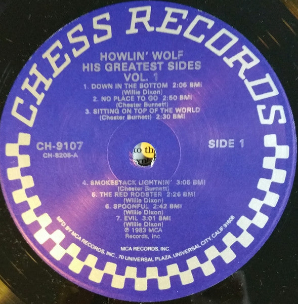 Howlin' Wolf : His Greatest Sides, Volume One (LP, Comp, Mono, Glo)