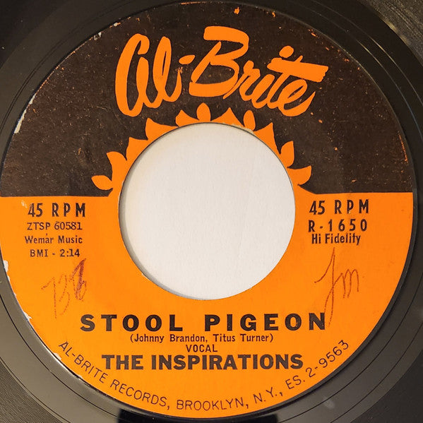 The Inspirations (16) : Stool Pigeon  (7")