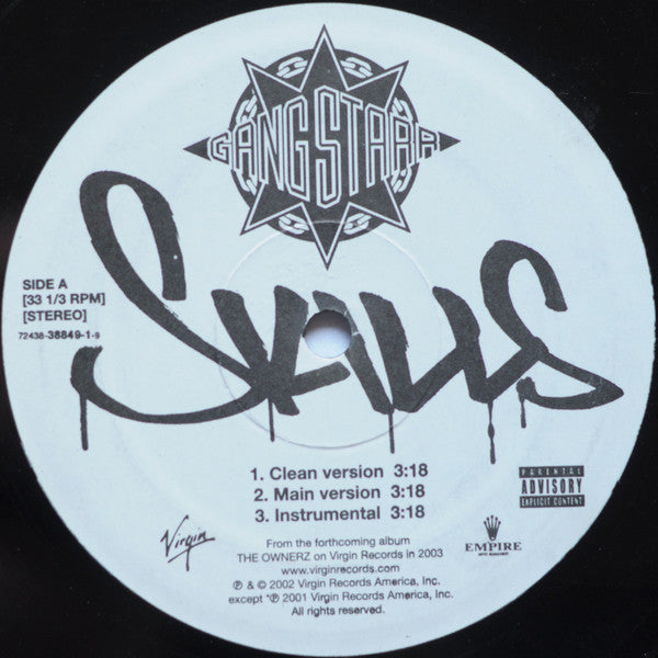 Gang Starr : Skills / Natural (12")