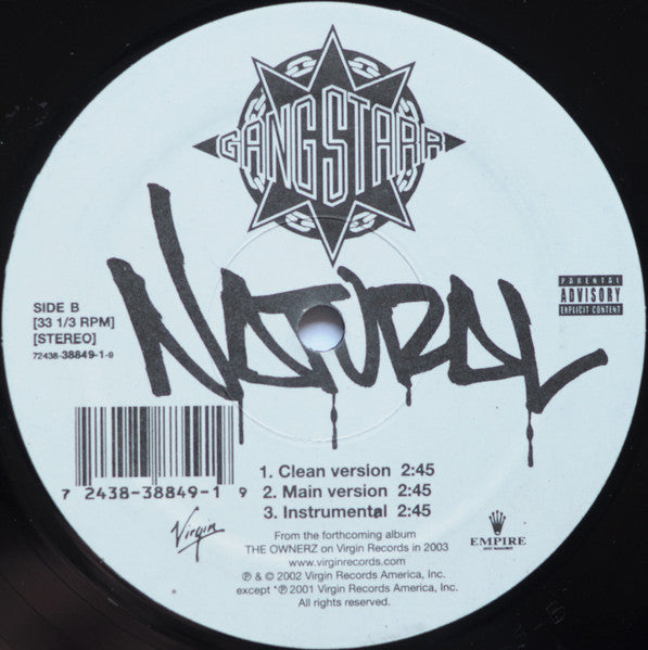 Gang Starr : Skills / Natural (12")