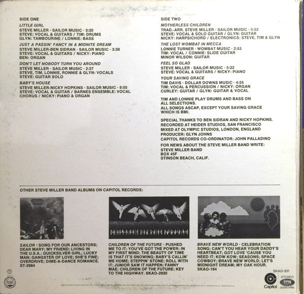 Steve Miller Band : Your Saving Grace (LP, Album, Los)