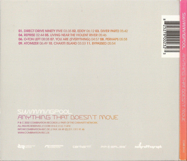 Swimmingpool : Anything That Doesn't Move (CD, Album)