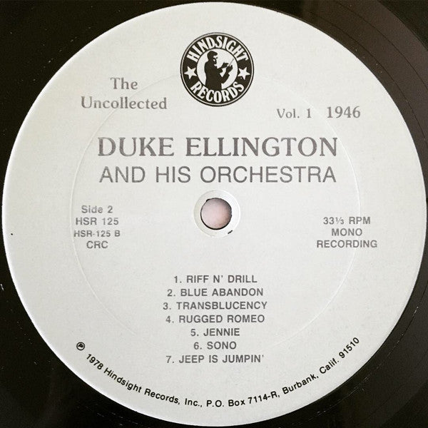 Duke Ellington And His Orchestra : The Uncollected Duke Ellington, Vol. 1, 1946 (LP, Album, Mono, Club)