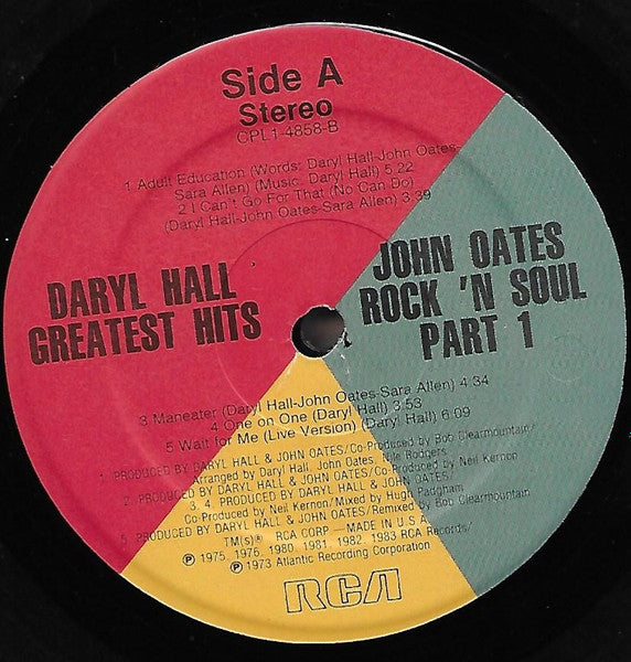 Daryl Hall John Oates* : Rock 'N Soul Part 1 (LP, Comp, RE, Ind)