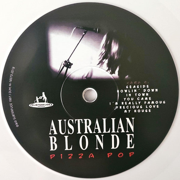 Australian Blonde : Pizza Pop (LP, Album, Ltd, RE, Whi)