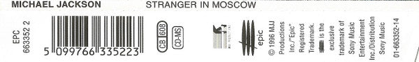 Michael Jackson : Stranger In Moscow (CD, Maxi, CD1)