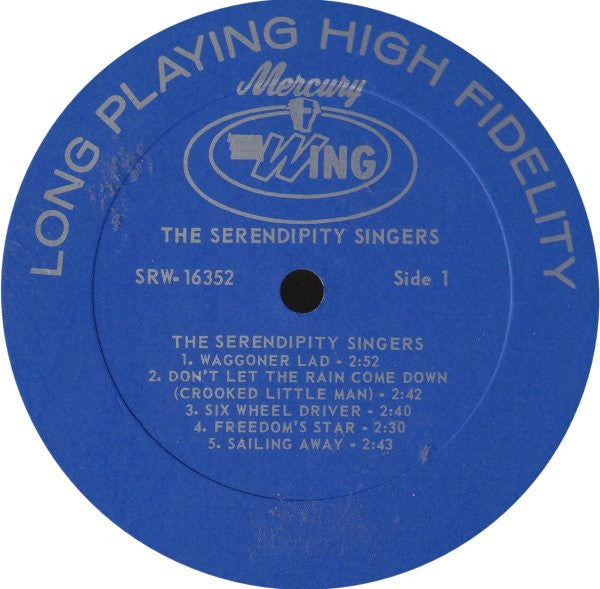 The Serendipity Singers : Serendipity! (LP, Album, RE, RP)