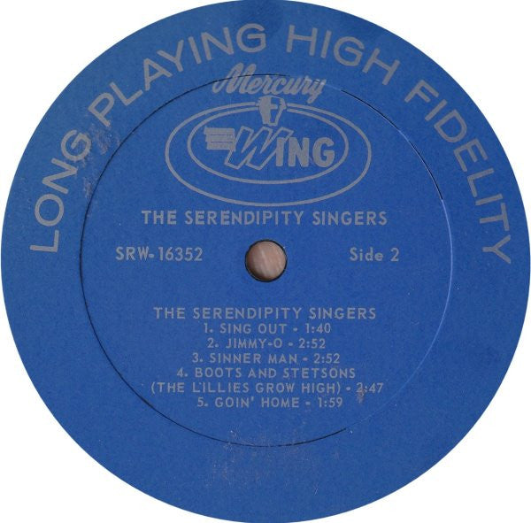 The Serendipity Singers : Serendipity! (LP, Album, RE, RP)