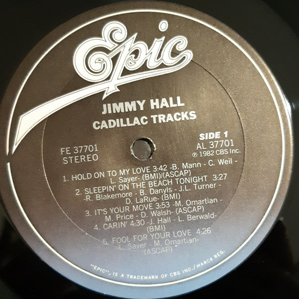 Jimmy Hall : Cadillac Tracks (LP, Album, Ter)