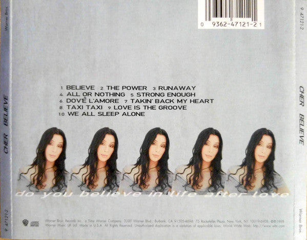 Cher : Believe (CD, Album, RE, DDI)