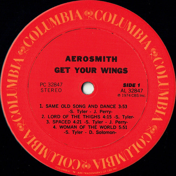 Aerosmith : Get Your Wings (LP, Album, RE, Car)
