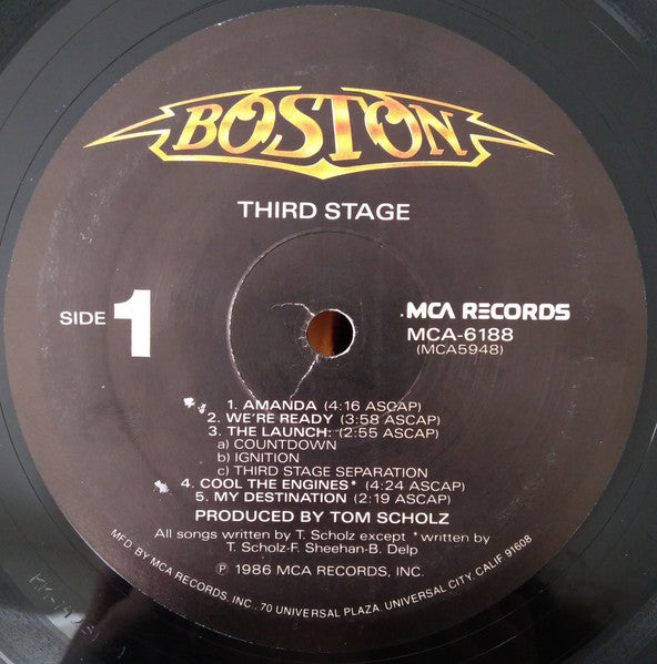 Boston : Third Stage (LP, Album, KM )