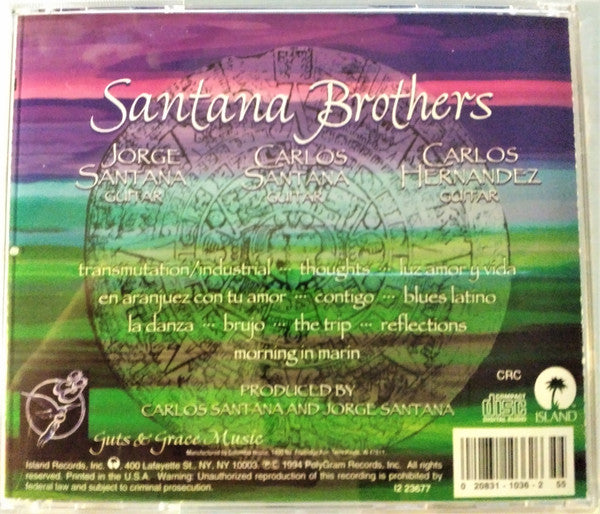 Santana Brothers : Santana Brothers (CD, Album, Club, CRC)