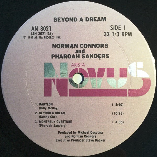 Pharoah Sanders & Norman Connors : Beyond A Dream (LP, Album)
