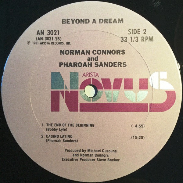 Pharoah Sanders & Norman Connors : Beyond A Dream (LP, Album)