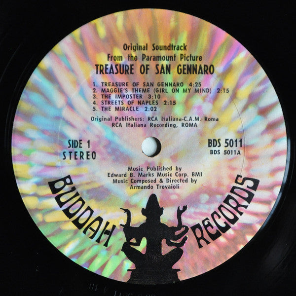 Armando Trovaioli : Treasure Of San Gennaro (Original Motion Picture Soundtrack) (LP, Album)