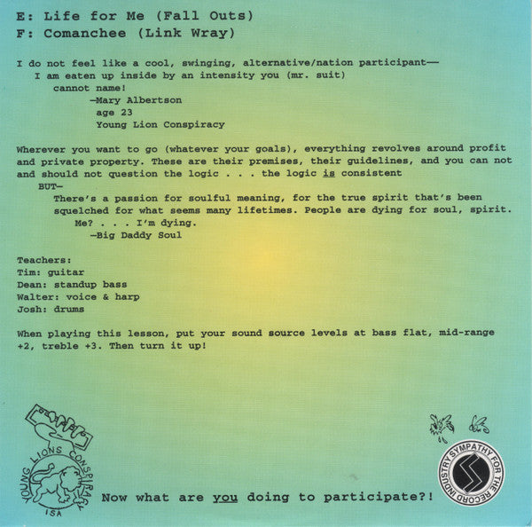 Jack O'Fire : Soul Music 101 Chapter 3 (7")