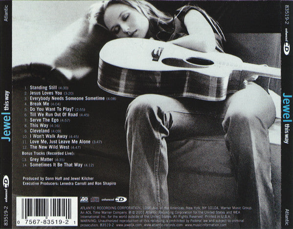Jewel : This Way (CD, Album, Enh)