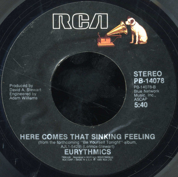 Eurythmics : Would I Lie To You? (7", Single, Styrene, Ind)