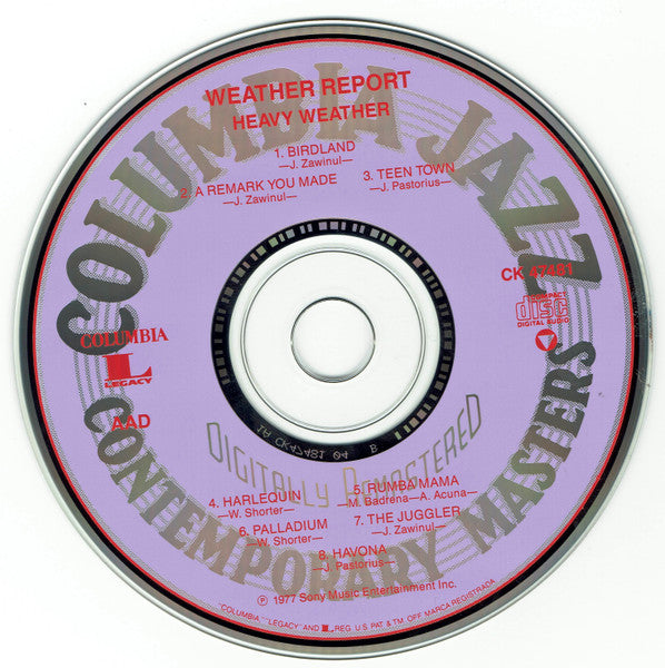Weather Report : Heavy Weather (CD, Album, RE, RM)