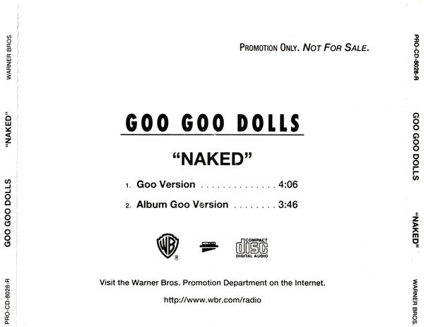 Goo Goo Dolls : Naked (CD, Single, Promo)