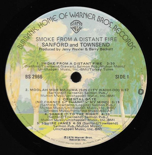 The Sanford-Townsend Band : Smoke From A Distant Fire (LP, Album, Win)